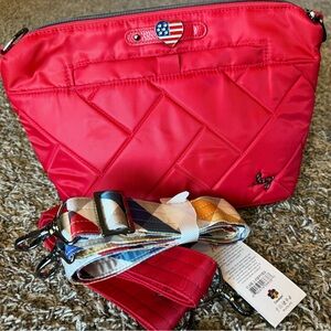 Lug Flare 2 Poppy Red with Charm